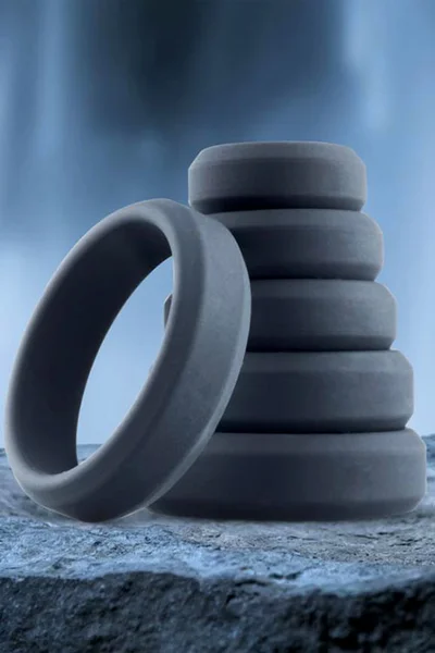 Boners 6 Piece Silicone Cock Ring Set — image 4 of 6