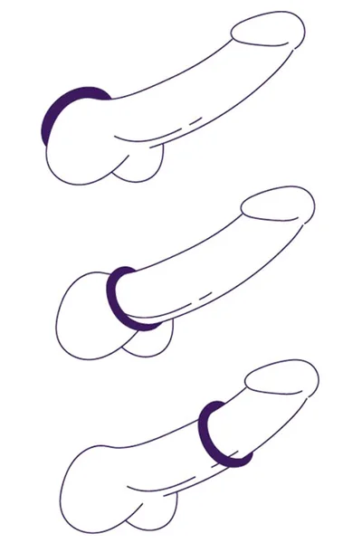 Boners 6 Piece Silicone Cock Ring Set — image 5 of 6