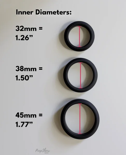Span Silicone Cock Ring for Firm Fit — image 4 of 22