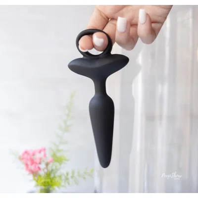 flared slim vibrating butt plug