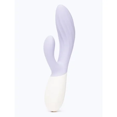 lelo ina twist app controlled ribbed rabbit vibrator purple