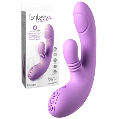 pipedream fantasy for her intimotion flutter pro 81 pulsing swirling rabbit vibrator