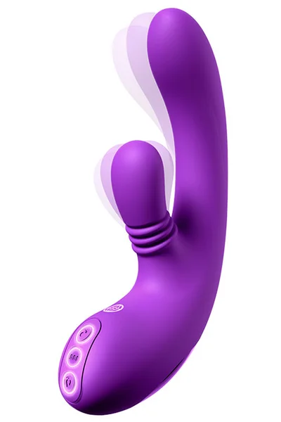 Pipedream Fantasy For Her intiMotion G-Pro 8.3" Come Hither & Swirling Rabbit VIbrator — image 3 of 6