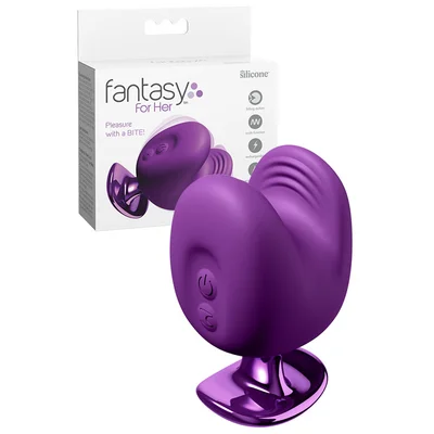 pipedream fantasy for her luv bites 32 nipple clitoral vibrator