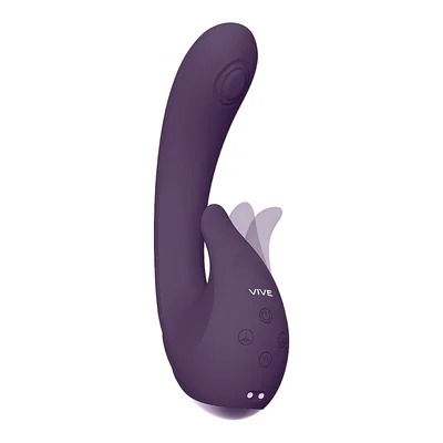 vive flickering silicone dual vibrator