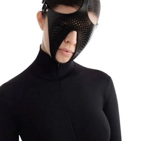 Ex Machina Genuine Leather Mask Black — image 2 of 3