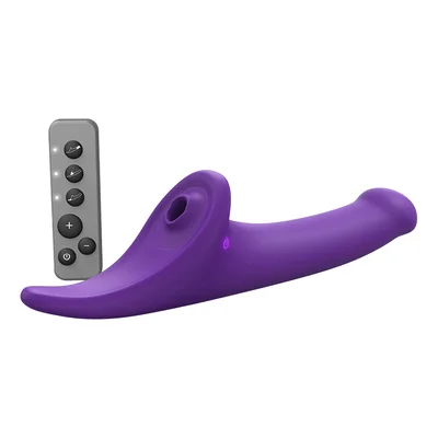 strap on me multi orgasm vibrating strap on dildo small