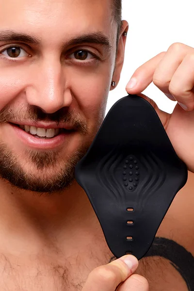 Trinity Men 10X Pleasure Stroke Vibrating Silicone Penis Sleeve — image 5 of 6