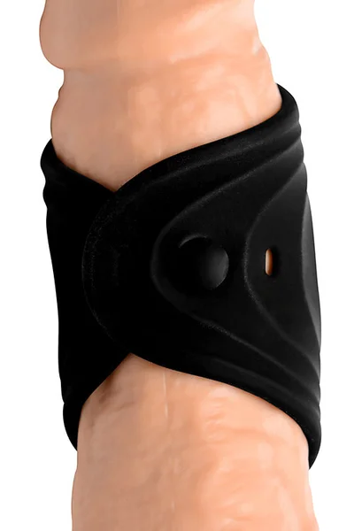 Trinity Men 10X Pleasure Stroke Vibrating Silicone Penis Sleeve — image 3 of 6