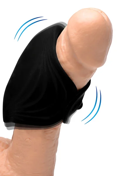 Trinity Men 10X Pleasure Stroke Vibrating Silicone Penis Sleeve — image 2 of 6