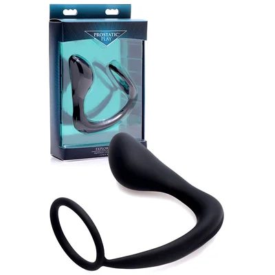 prostatic play explorer ii prostate stimulator and cock ring