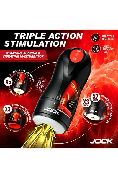 Jock Gyroblast Gyrating, Sucking, & Vibrating Masturbator — image 5 of 6