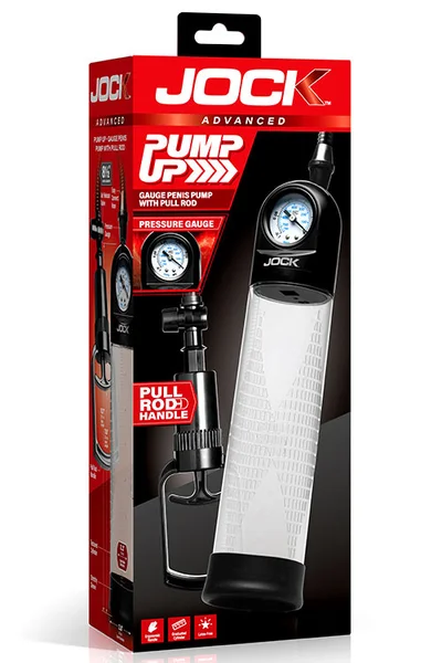 Jock Pump Up Gauge Penis Pump with Pull Handle — image 5 of 5