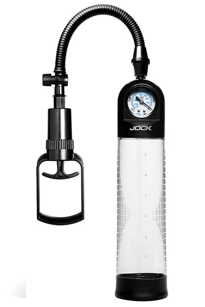 Jock Pump Up Gauge Penis Pump with Pull Handle — image 2 of 5
