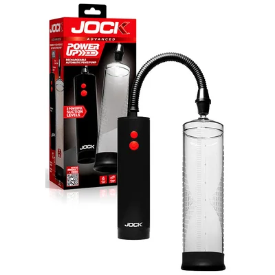 jock power up rechargeable automatic penis pump