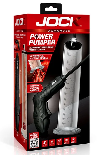Jock Power Pumper Automatic Penis Pump with Cylinder — image 6 of 6