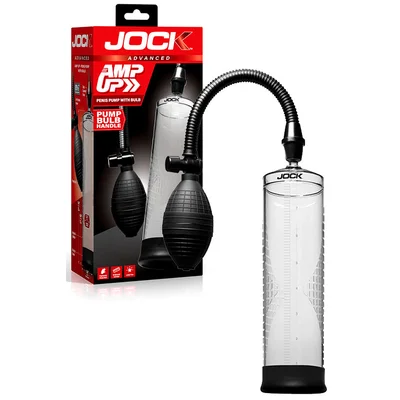 jock amp up penis pump with bulb