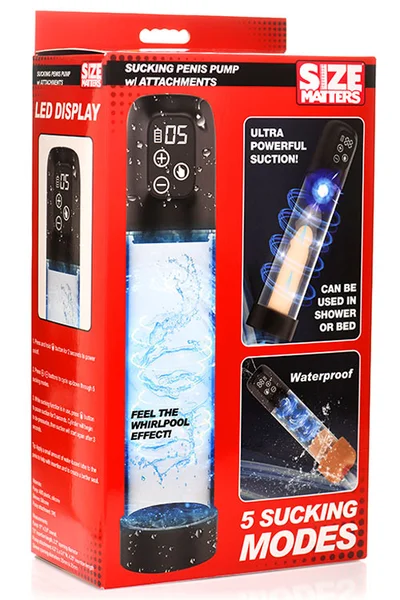 Size Matters 5X Sucking Penis Pump w/ Attachments — image 6 of 6