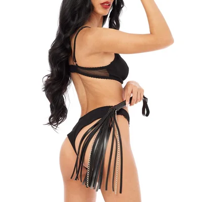 sportsheets shadow chain flogger black