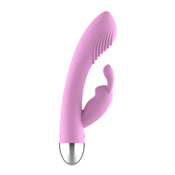 Passion Play Silicone Ribbed Rabbit Vibrator — image 2 of 4