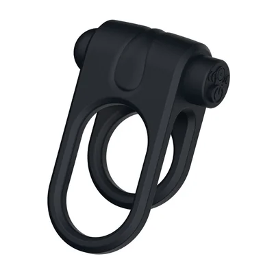 passion play silicone vibrating dual cock ring
