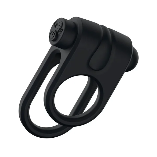 Passion Play Silicone Vibrating Dual Cock Ring — image 3 of 3