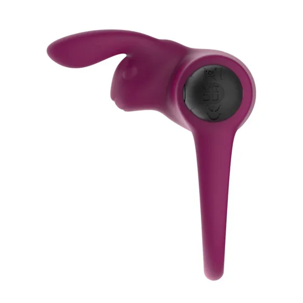Passion Play Silicone Rabbit Vibrating Cock Ring — image 3 of 4