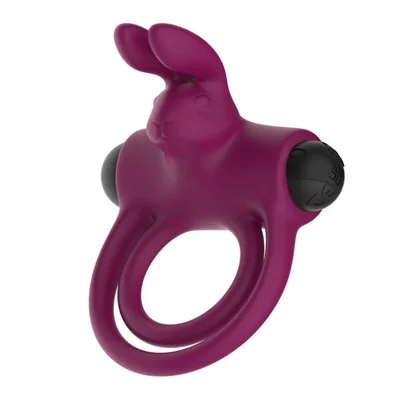 passion play silicone rabbit vibrating cock ring