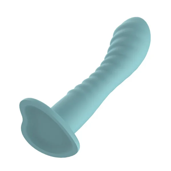 Passion Play Liquid Silicone Ridged Suction Cup Dildo — image 2 of 4