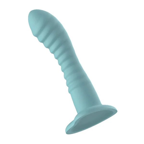 Passion Play Liquid Silicone Ridged Suction Cup Dildo — image 4 of 4