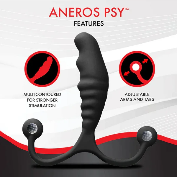 Aneros PSY - Black Prostate Massager with Flexible Arms — image 2 of 5