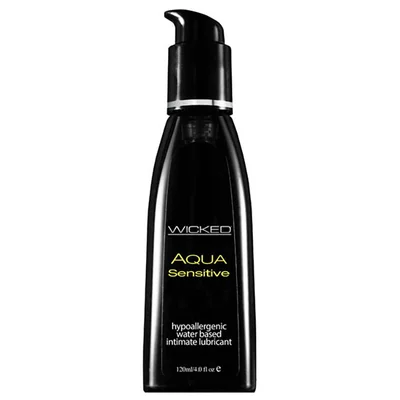 wicked sensitive hypoallergenic water based lubricant 120ml