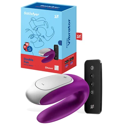 satisfyer double fun remote app controlled 37 couples vibrator