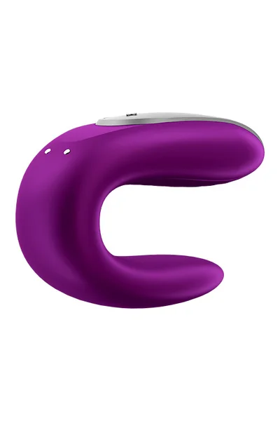 Satisfyer Double Fun Remote & App Controlled 3.7" Couples Vibrator — image 2 of 5