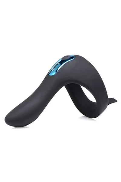 Trinity Men Power Taint 7X Silicone Cock and Ball Ring with Remote — image 3 of 6