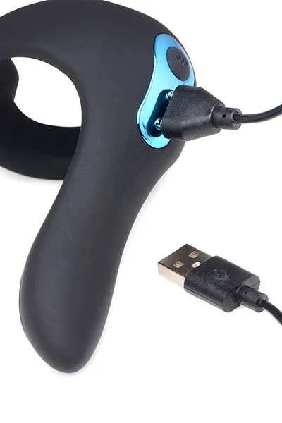 Trinity Men Power Taint 7X Silicone Cock and Ball Ring with Remote — image 4 of 6