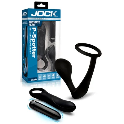 jock p spotter silicone prostate vibrator set