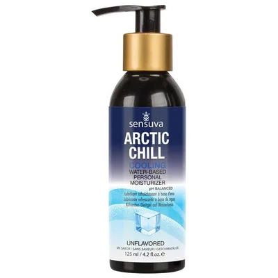 sensuva arctic chill cooling water based lubricant 4oz