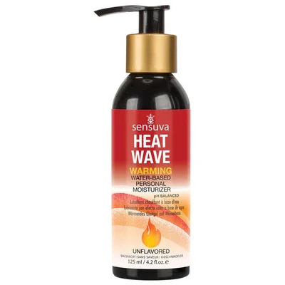 sensuva heat wave warming water based lubricant 4oz