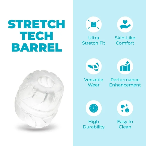 Stretch-Tech Barrel - Ultra Stretchy Cock Ring — image 7 of 8