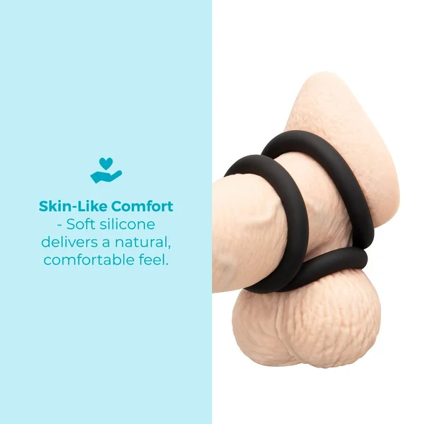 Snug Ring Swole 3-Pack Soft Stretch Silicone Secure Fit Cock Ring — image 2 of 8