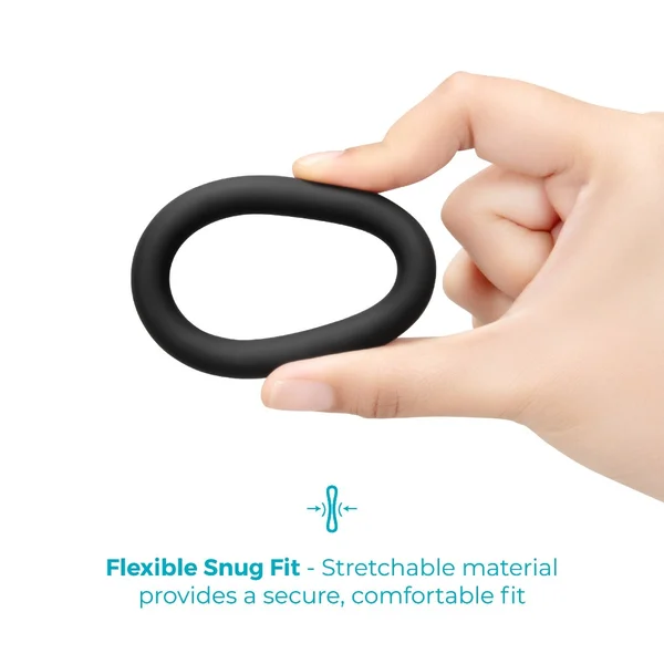 Snug Ring Swole 3-Pack Soft Stretch Silicone Secure Fit Cock Ring — image 6 of 8