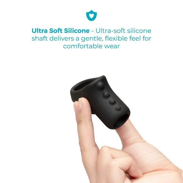 Flex Ring Shaft - Silicone Cock Ring & Ball Stretcher — image 5 of 8