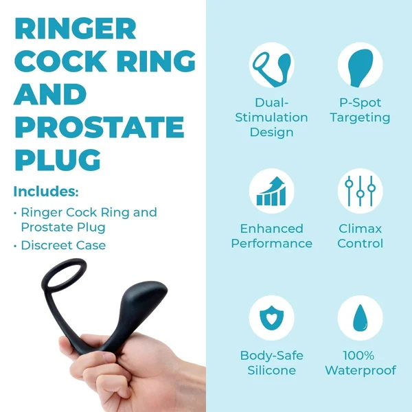 Butties Ringer Cock Ring and Prostate Plug — image 6 of 8