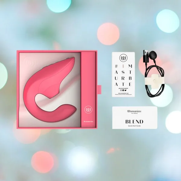 Womanizer Blend Air-Pulse Clit Stimulator Vibrant Rose — image 4 of 25
