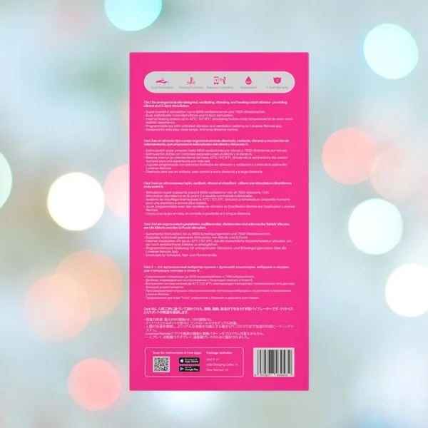 Lovense Osci 3 Warming App-Controlled Rabbit Vibrator — image 4 of 11