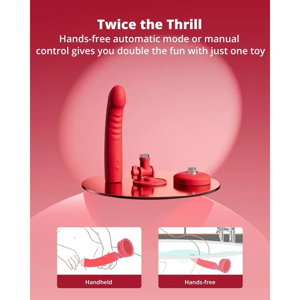Lovense Mission 2 Vibrating Suction Cup Dildo — image 4 of 7