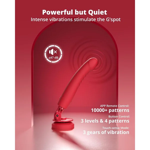 Lovense Mission 2 Vibrating Suction Cup Dildo — image 7 of 7