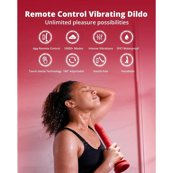 Lovense Mission 2 Vibrating Suction Cup Dildo — image 2 of 7