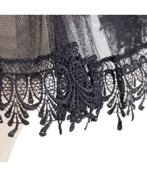 Teardrop lace petticoat